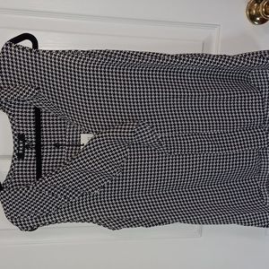 DKNY pattern blouse